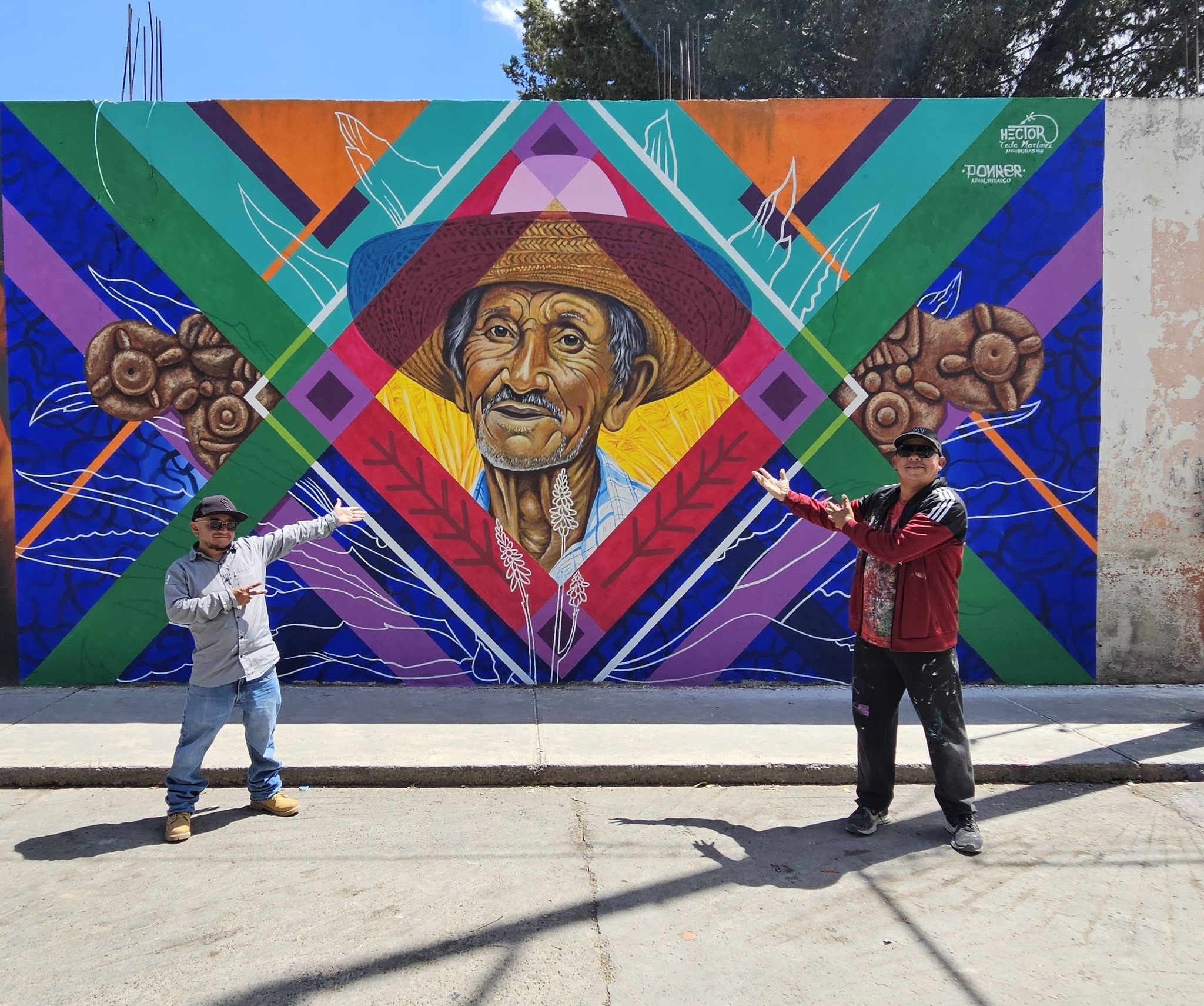 Arte que deja huella: Uadombó transforma Apan con murales inspirados en el alma pulquera